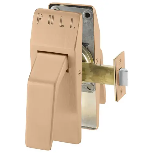 Hospital Push/Pull Latch Satin Bronze Clear Coated