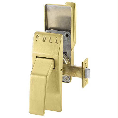 Hospital Push/Pull Latch Satin Brass