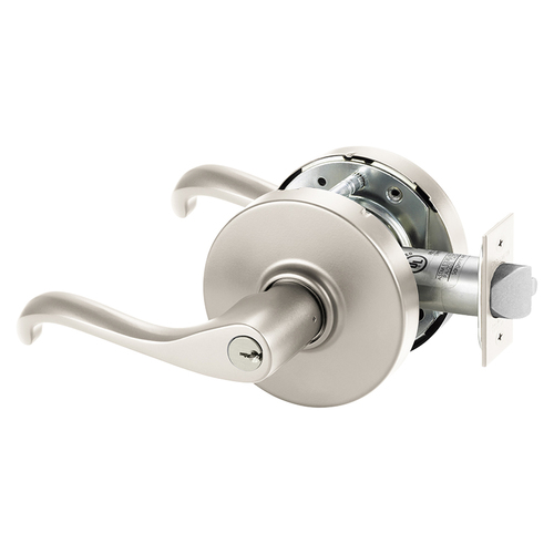 Cylindrical Lock Satin Nickel Plated Clear Coated