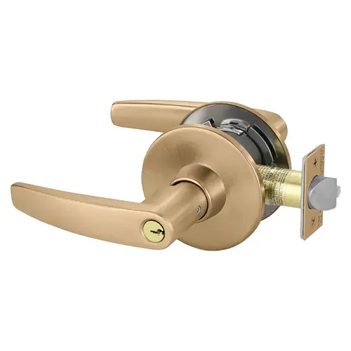 Cylindrical Lock Satin Bronze Clear Coated