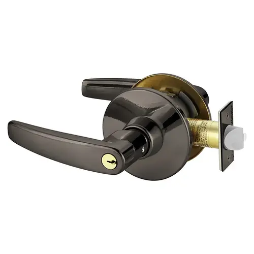 Cylindrical Lock Oxidized Satin Bronze Relieved Clear Coated