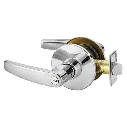 Cylindrical Lock Bright Chrome