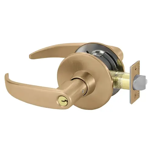 Cylindrical Lock Satin Bronze Clear Coated