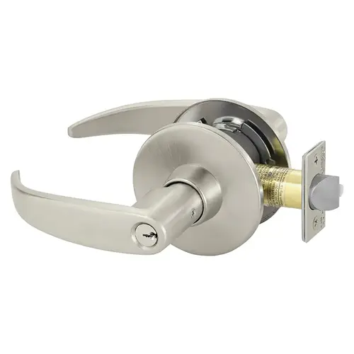 Cylindrical Lock Satin Nickel Plated Clear Coated