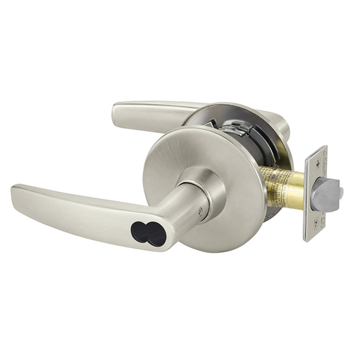 Cylindrical Lock Satin Nickel Plated Clear Coated