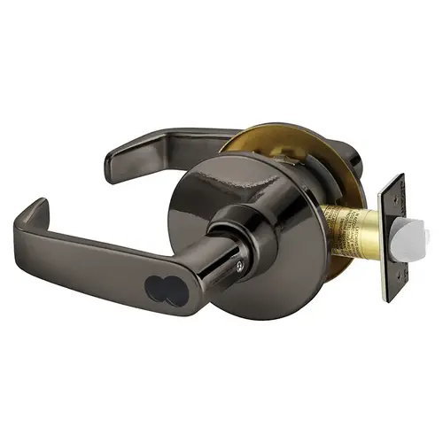 Cylindrical Lock Oxidized Satin Bronze Relieved Clear Coated