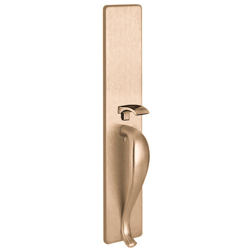 Exit Device Trim Satin Bronze Clear Coated