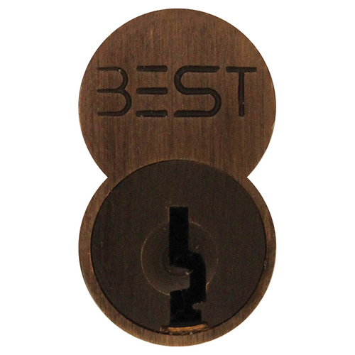 Stanley Best 1C7M1613 Standard 7 Pin M Keyway Uncombinated Core Oil Rubbed Bronze Finish