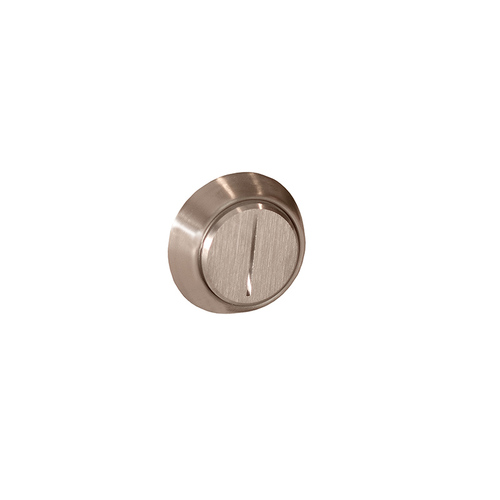 E Series Dummy Standard Mortise Cylinder with RP2 Ring Satin Chrome Finish