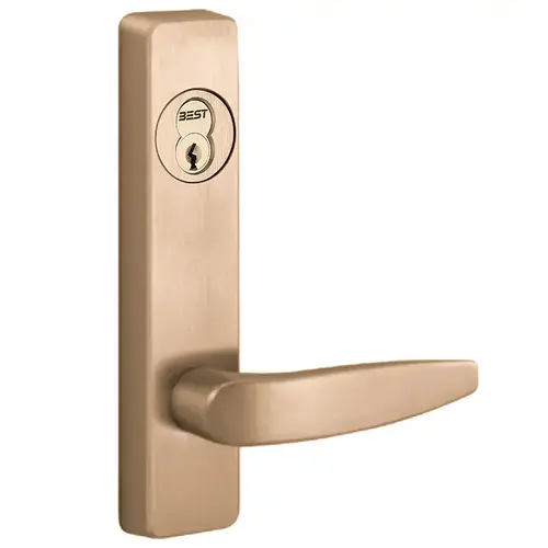 Exit Device Trim Satin Bronze Clear Coated