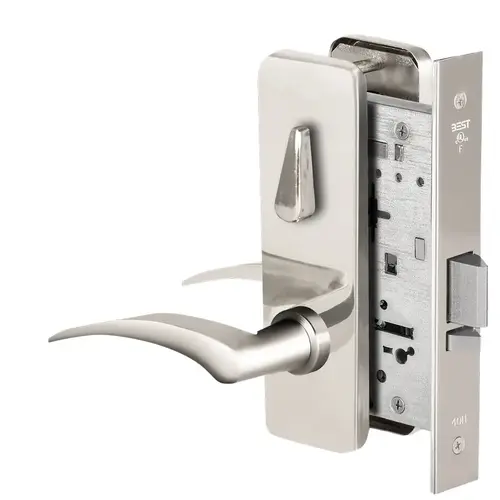 Mortise Lock Bright Stainless Steel