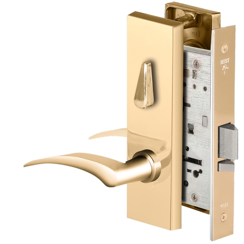 Mortise Lock Bright Brass