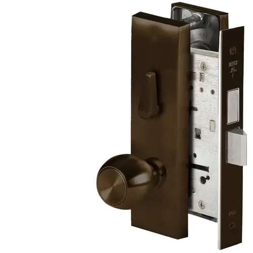 Mortise Lock Satin Bronze Blackened Satin Relieved Clear Coated