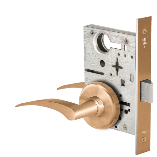 Mortise Lock Satin Bronze Clear Coated