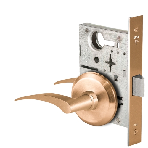 Mortise Lock Satin Bronze Clear Coated