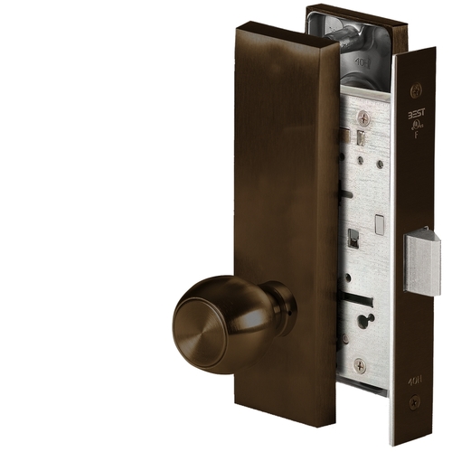 Mortise Lock Satin Bronze Blackened Satin Relieved Clear Coated