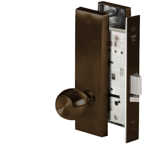 Mortise Lock Satin Bronze Blackened Satin Relieved Clear Coated