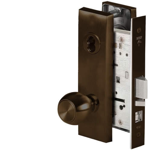 Mortise Lock Dark Oxidized Satin Bronze Oil Rubbed