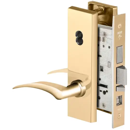 Mortise Lock Bright Brass