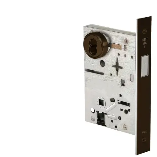 Mortise Lock Dark Oxidized Satin Bronze Oil Rubbed