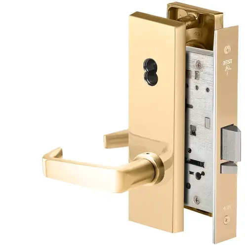 Mortise Lock Bright Brass