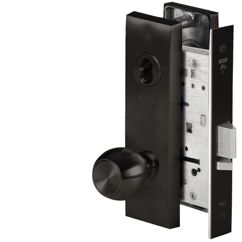 Mortise Lock Flat Black Coated