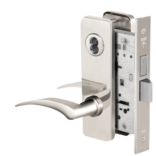 Mortise Lock Bright Stainless Steel