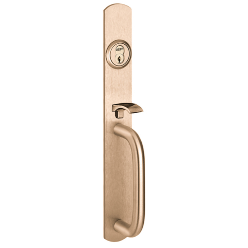 Exit Device Trim Satin Bronze Clear Coated