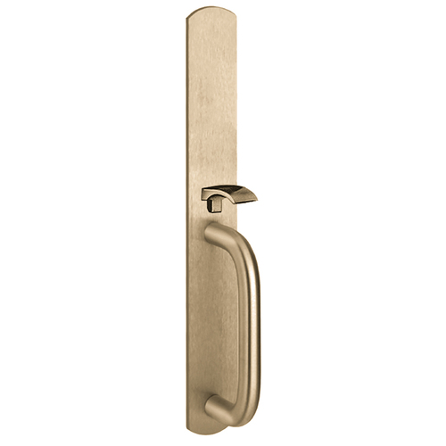 Olympian Series Only Trim, Thumb Piece Always Active, C Design Pull, Satin Brass