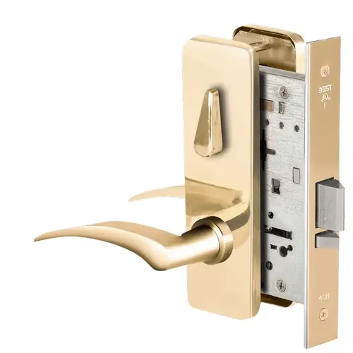 Mortise Lock Bright Brass