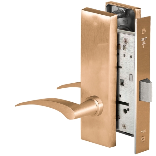 Mortise Lock Satin Bronze Clear Coated