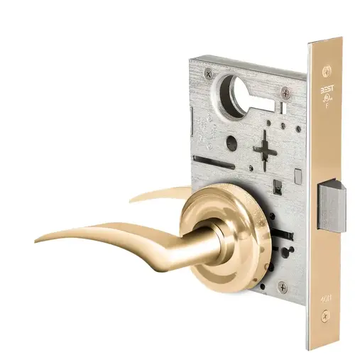 Mortise Lock Bright Brass