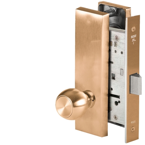 Mortise Lock Satin Bronze Clear Coated