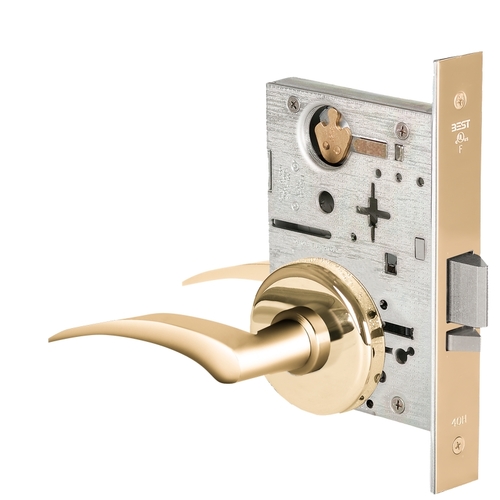 Mortise Lock Bright Brass