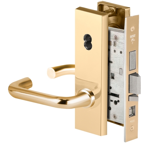 Mortise Lock Bright Brass