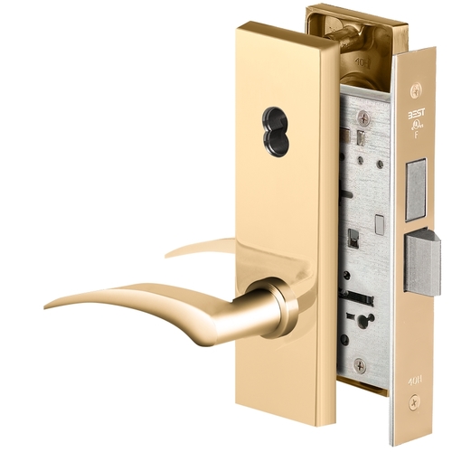 Mortise Lock Bright Brass