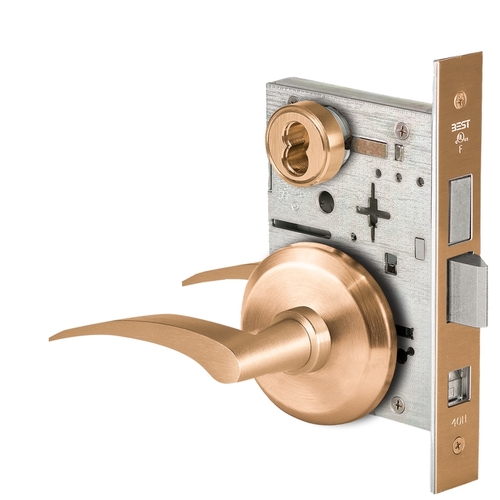 Mortise Lock Satin Bronze Clear Coated