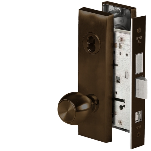 Mortise Lock Dark Oxidized Satin Bronze Oil Rubbed