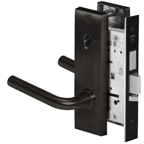 Mortise Lock Flat Black Coated