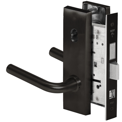 Mortise Lock Flat Black Coated