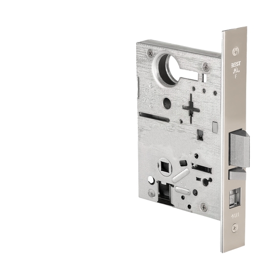 Mortise Lock Bright Nickel Plated Clear Coated