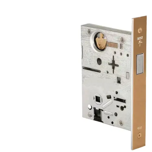 Mortise Lock Satin Bronze Clear Coated