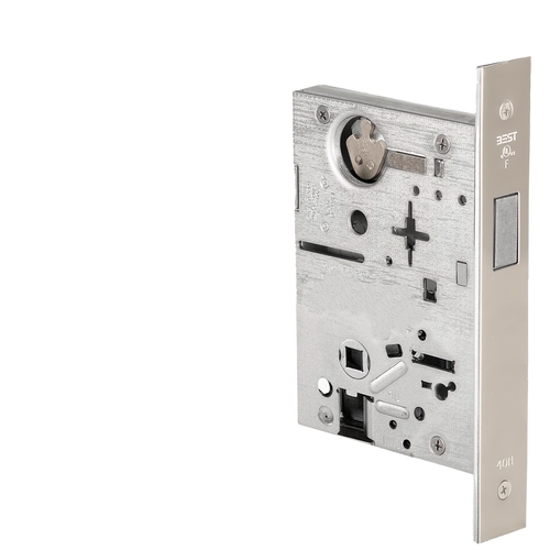 Mortise Lock Bright Nickel Plated Clear Coated