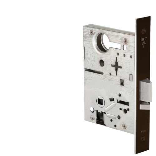 Mortise Lock Satin Bronze Blackened Satin Relieved Clear Coated