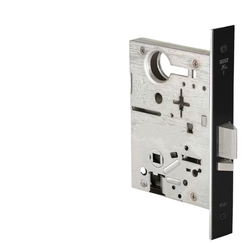 Mortise Lock Flat Black Coated