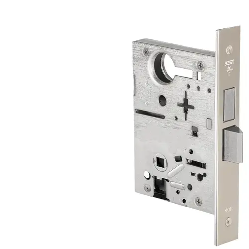 Mortise Lock Bright Nickel Plated Clear Coated