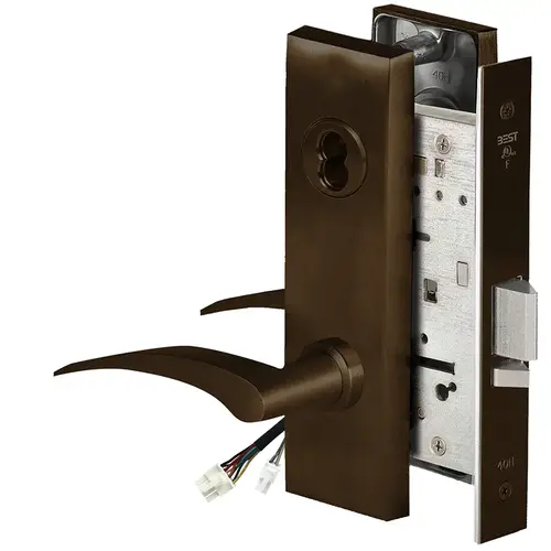 Electric Mortise Lock Dark Bronze Painted