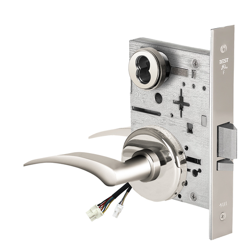 Electric Mortise Lock Bright Stainless Steel