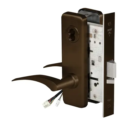 Electric Mortise Lock Dark Bronze Painted