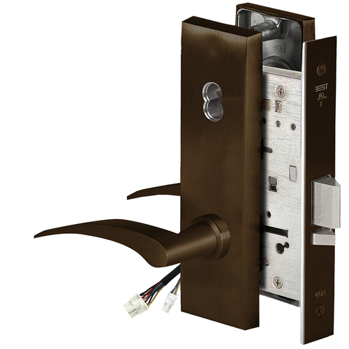 Electric Mortise Lock Dark Bronze Painted